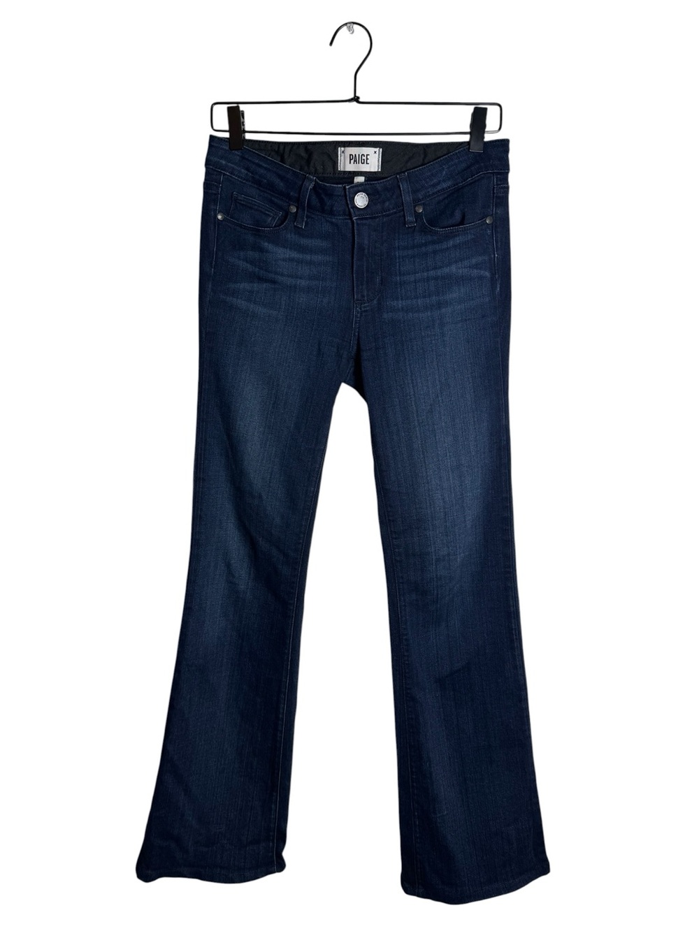 PAIGE Skyline Bootcut Jeans Mid Rise Blue Denim Soft Stretch Size 27